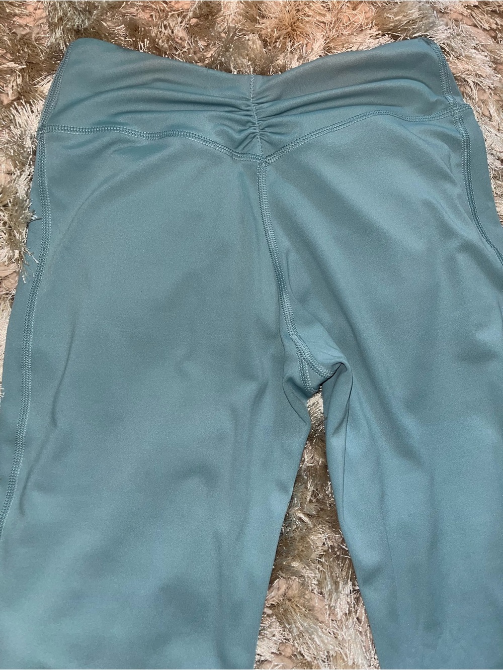 PINK Victoria's Secret Teal Two-Piece Pajama Set - Picture 3 of 3